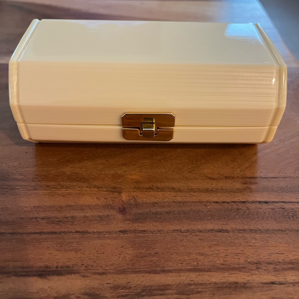 Barbara Bolan Italy Very Rare! Lucite Mini Box Clutch